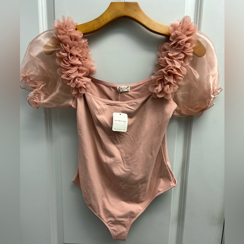 NWT Free People Intimately Pretty Petals Bodysuit